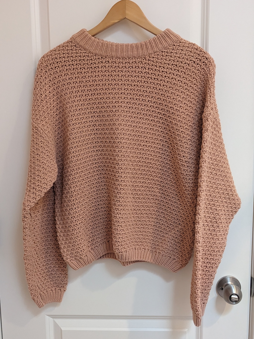 Universal Thread Cozy Chunky Crewneck Sweater - Blush Pink/Peach